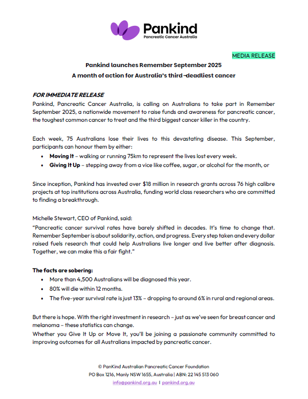 2025 Media Release
