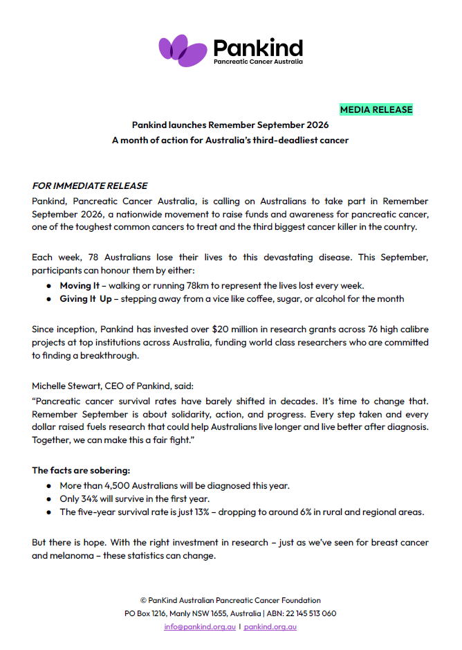 2026 Media Release